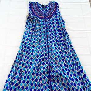 Authentic Indian Dress Fits Size  Fits Large 12 (Small Flaw)